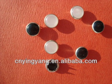 stainless steel pearl prong snap button