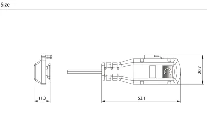 Candor Mini LED Power Track for Retail Shelf Lighting with Connector