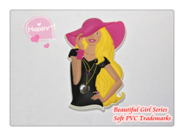 Marques de pvc souples WD belle fille