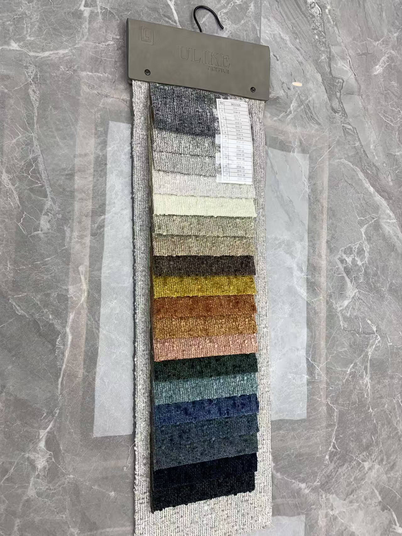 Granular Texture Soft Chenille Fabric For Sofa