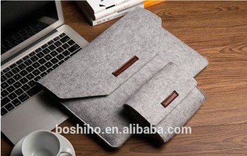 Boshiho high Quality Felt Sleeve Carrying bag Ultrabook Laptop bag for Apple Macbook Pro