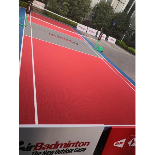 enlio badminton court flooring BWF approval