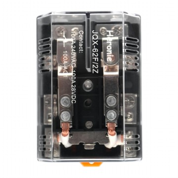 Hög effekt DC12V/24V AC220V/110V 100A Elektromagnetisk relä JQX-62F/2Z