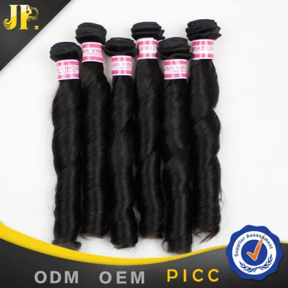 JP hair discount 7A dyeable raw virgin virgin brazilian remy spring curl hair