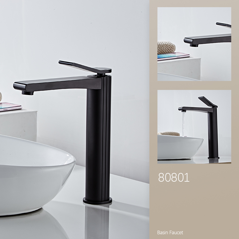 80801 matte black faucet