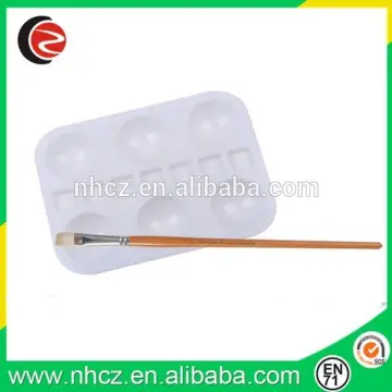 White Square 6 Hole Palette