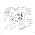 Wheel Loader 994K Chassis Wiring Harness Assembly 5465513/546-551