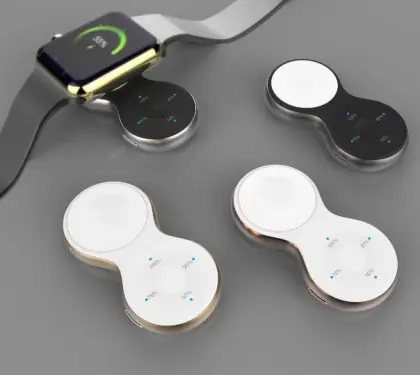 New arrival 600mAh power bank wireless charger for apple watch