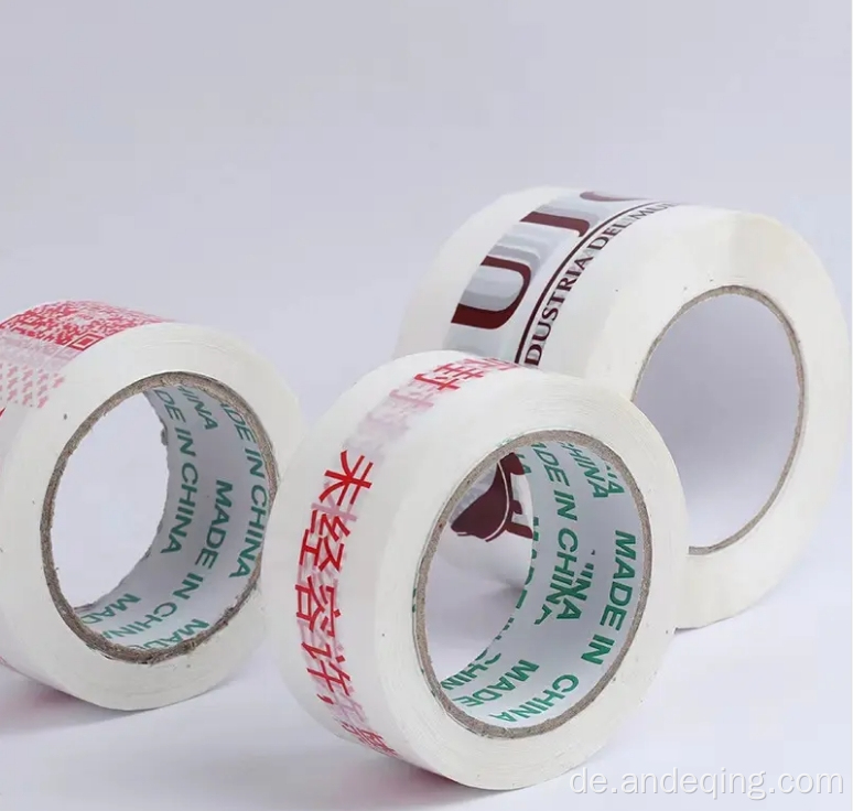 Benutzerdefinierte gedruckte Plastik -Plastik -Wrap -Bänder mit Logo -Versandverpackungsband