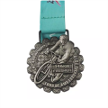 Medalhas de ciclismo de metal de forma de bicicleta personalizadas