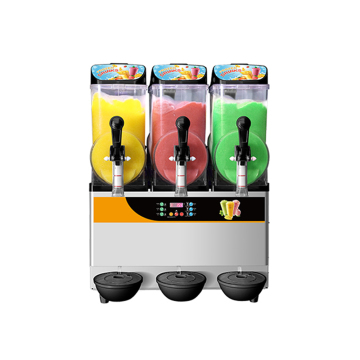 Commercial 3-Tank 220V Food Grade Compressor Slushie Ice Machine