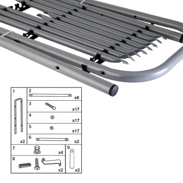 Metal Detachable Displaying Beverage Box Shelf