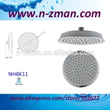Saturating Shower head,Chrome ABS Rain Shower,8 inches Rain Shower Head