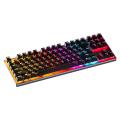 Slim Gaming Keyboard 87 Key Backlit Mechanical Keyboard For Gaming Manufactory