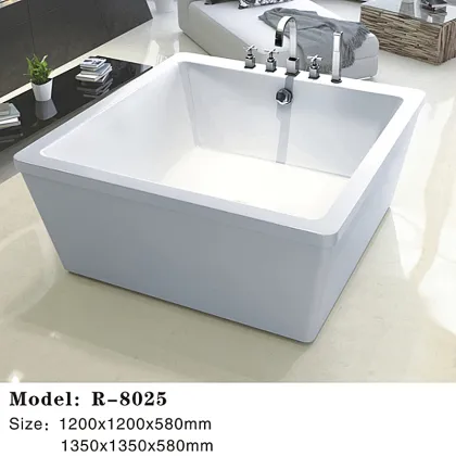 Square Bathtub for Sanitary Ware and Bathroom