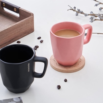 Nordic Matte Ceramic Water Cups and Coffee Mugs with Customized Designs