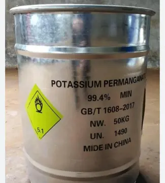 Potassium Permanganate dark purple or blackish crystal or powder