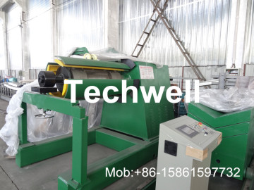Active Uncoiling 15 Ton Hydraulic Uncoiler / Decoiler Curving Machine TW-DECOILER