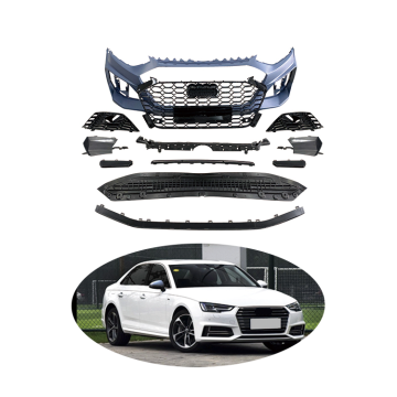Black Abs Front Bumper A4 Αναβάθμιση σε RS4 για Audi 2020 2021