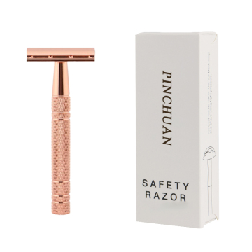 Adjustable Safety Razor - Double Edge, Zinc Alloy, Men's Shaving Tool