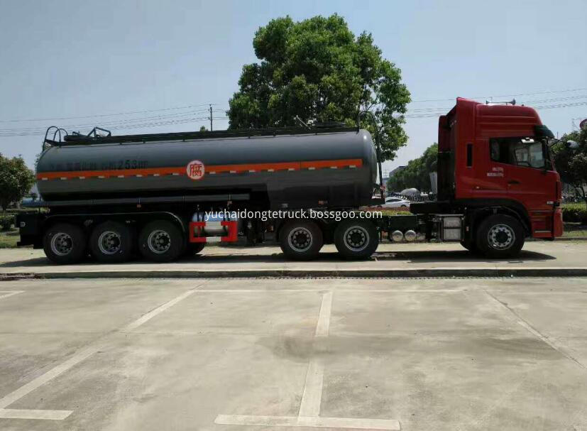 3 axle Naoh tank semi-trailer