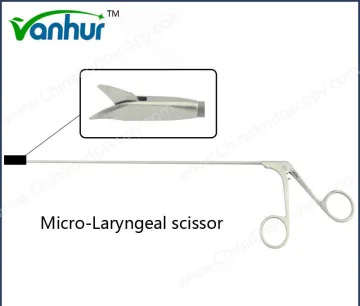 E. N. T Laryngoscopy Forceps Micro Laryngeal Scissors