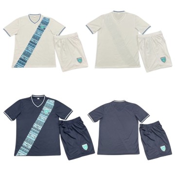 Wholesale Cheap Guatemala Soccer Uniform Sets for Adults - 100% Polyester Football Kits
