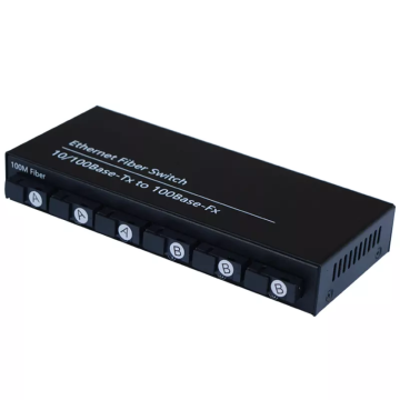 10/100 m szybki konwerter mediów światłowodowych Ethernet 25 km