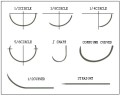 Suture chirurgiche mediche sterili Cattrut di Chromic con l&#39;ago