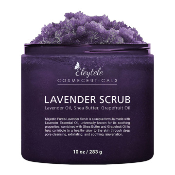 การนวดศีรษะมังสวิรัติ Lavender Exfoliating Scalp Cubes สำหรับการรักษาหนังศีรษะแห้ง