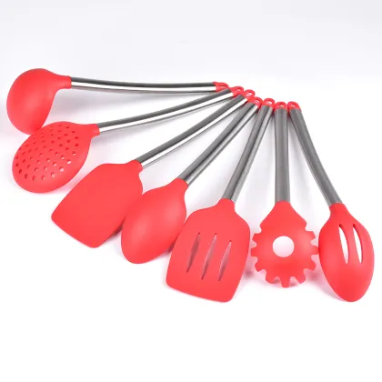 Cooking tools stainless steel silicone kitchen utensils