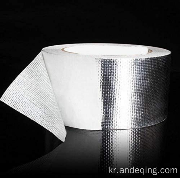 유리 천 테이프 절연 파이프 밀봉 알루미늄 테이프