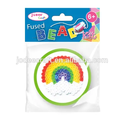 Kids art projects hama beads sets with patterns