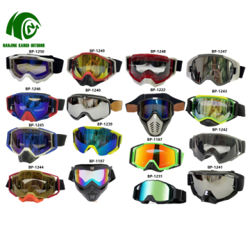 Custom OEM Explosion-Proof Goggles with 3 Lenses PC UV400 Tactical Sunglasses