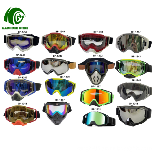 Custom OEM Explosion-Proof Goggles with 3 Lenses PC UV400 Tactical Sunglasses