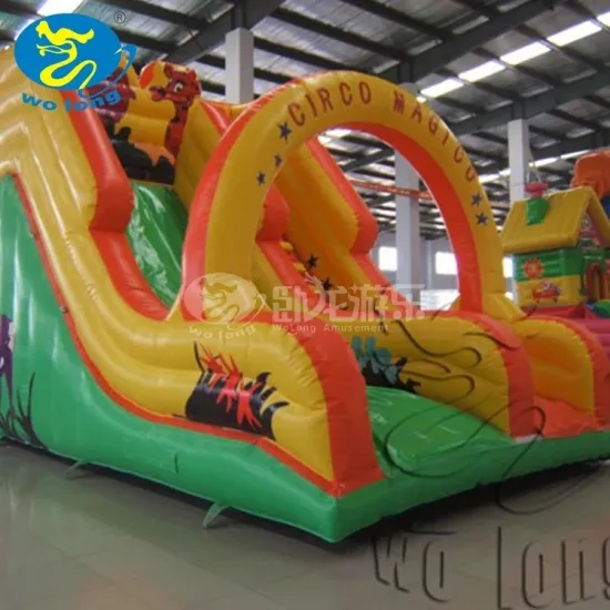 Wholesale large inflatable slope slide