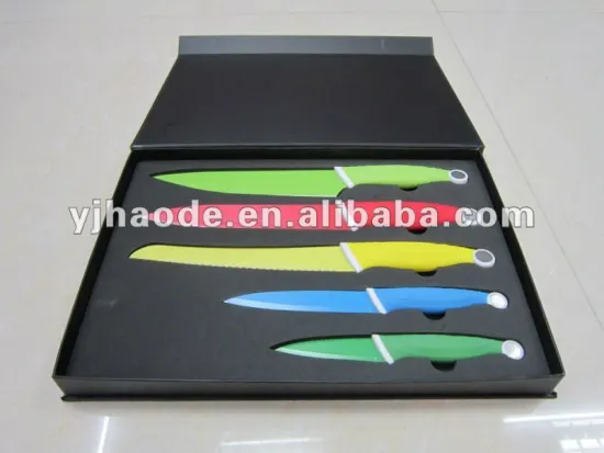 5pcs Colorful Non-Stick Knife set
