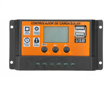 Advanced PWM Solar Controller with Dual USB Charging and LCD Display for 12V/24V Systems