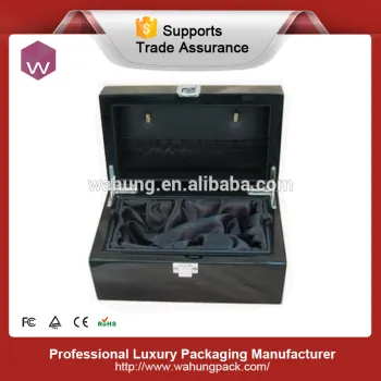 luxury wine bottle and glass box , wooden box for wine