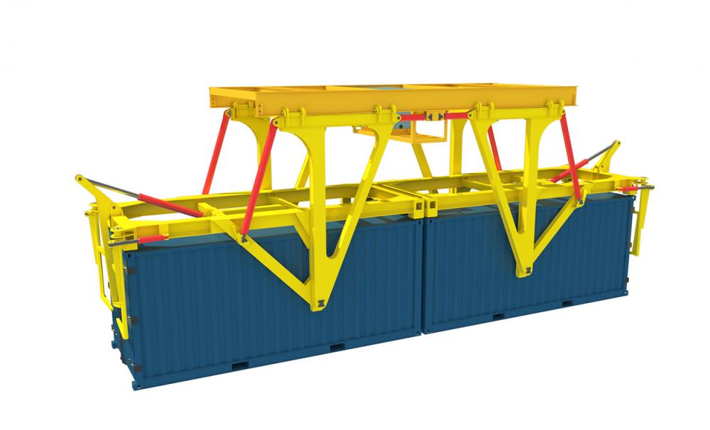 Intelligenter Container Tipper -Spreizer