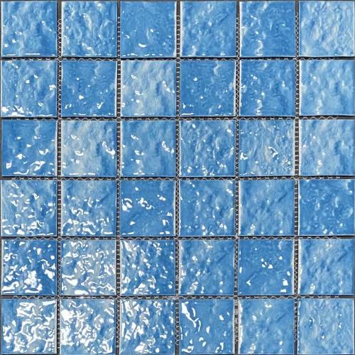 Fashion Ceramic Mosaic Swimming Pool Blue Tiles