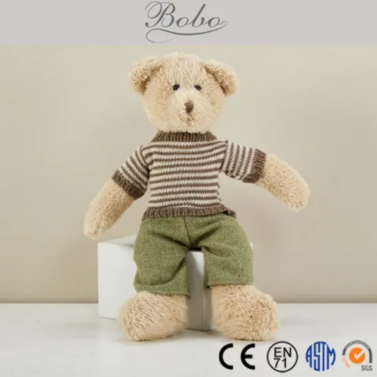 Plush Teddy Bear with Clothes Toys for Kids