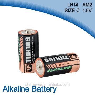 alkaline Am2 c size r14 battery 1.5v