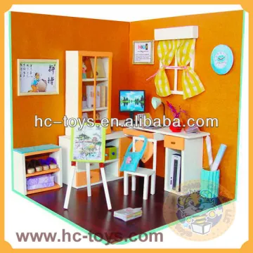 wooden house, mini diy house,mini house