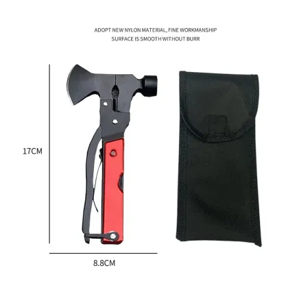 Survival Multi-Tool: Plier, Hatchet, Hammer, Axe, Knife, and More