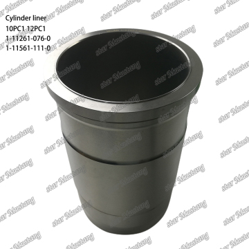 Isuzu Engine Parts: 10PC1 12PC1 Cylinder Liner 1-11261-076-0 1-11561-111-0