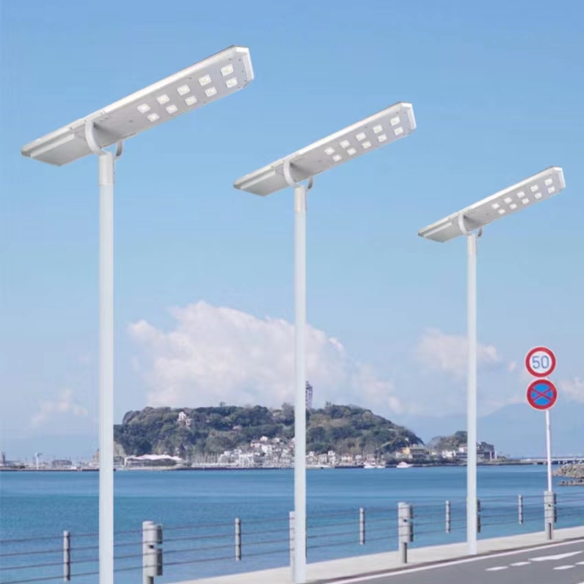 Solar Integrated Street Lights