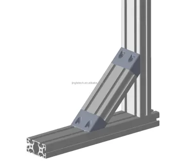 Aluminum Corner Angle Bracket 45 Degree Profile Connector for 4545 3060 4080