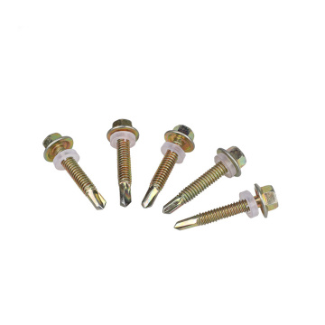 Stainless Steel External Hex Flange Self Drilling Screws