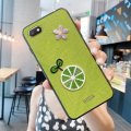 เคสโทรศัพท์หรูหราแฟชั่น 3D เย็บปักถักร้อยนุ่ม